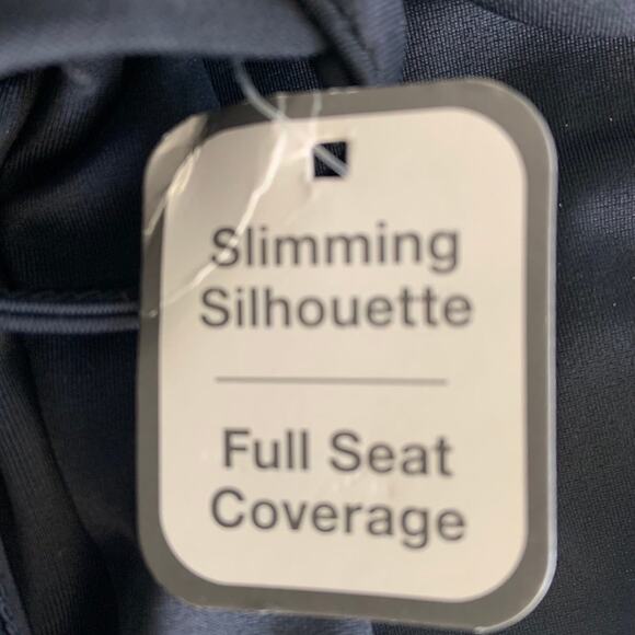 Women's Sz 4-6 One Piece Tankini Swimsuit Padded Lace Back Slimming Control NEW - Picture 8 of 11